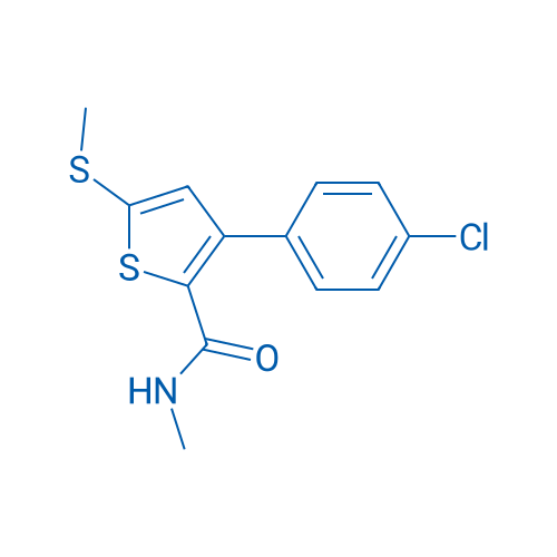 3-(4-Chlorophenyl)-N-methyl-5-(methylsulfanyl)thiophene-2-carboxamide 1g