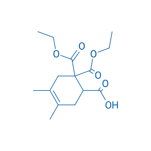 6,6-Bis(ethoxycarbonyl)-3,4-dimethylcyclohex-3-ene-1-carboxylic acid 1g