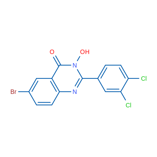 6-Bromo-2-(3,4-dichlorophenyl)-3-hydroxy-3,4-dihydroquinazolin-4-one 1g