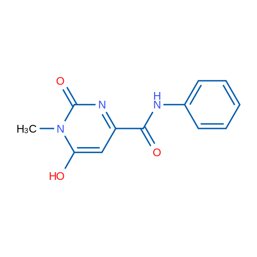 6-Hydroxy-1-methyl-2-oxo-N-phenyl-1,2-dihydropyrimidine-4-carboxamide 1g