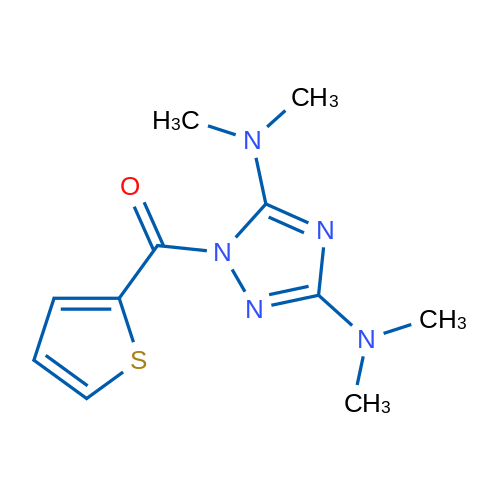 N3,N3,N5,N5-Tetramethyl-1-(thiophene-2-carbonyl)-1H-1,2,4-triazole-3,5-diamine 1g
