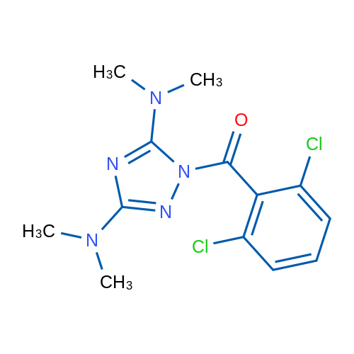 1-(2,6-Dichlorobenzoyl)-N3,N3,N5,N5-tetramethyl-1H-1,2,4-triazole-3,5-diamine 1g