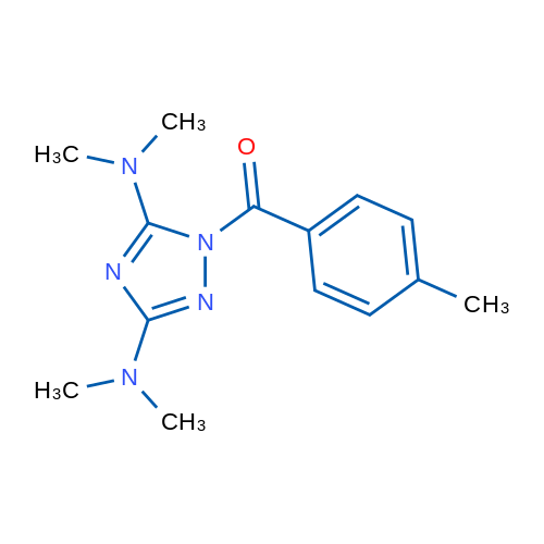 N3,N3,N5,N5-Tetramethyl-1-(4-methylbenzoyl)-1H-1,2,4-triazole-3,5-diamine 1g