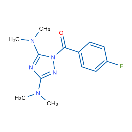 1-(4-Fluorobenzoyl)-N3,N3,N5,N5-tetramethyl-1H-1,2,4-triazole-3,5-diamine 1g