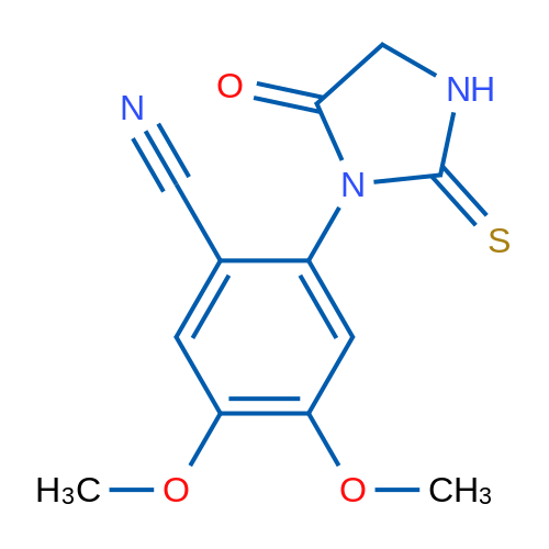 4,5-Dimethoxy-2-(5-oxo-2-sulfanylideneimidazolidin-1-yl)benzonitrile 1g