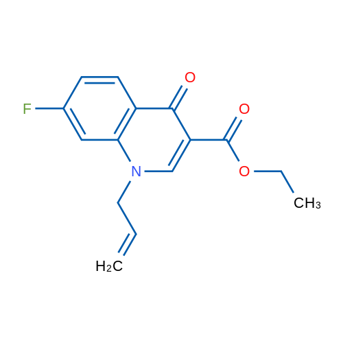 Ethyl 7-fluoro-4-oxo-1-(prop-2-en-1-yl)-1,4-dihydroquinoline-3-carboxylate 1g