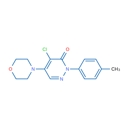4-Chloro-2-(4-methylphenyl)-5-(morpholin-4-yl)-2,3-dihydropyridazin-3-one 1g