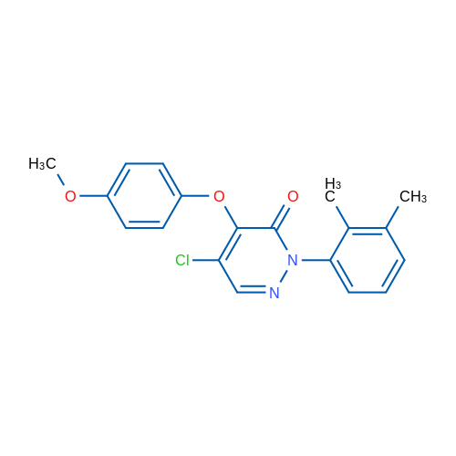5-Chloro-2-(2,3-dimethylphenyl)-4-(4-methoxyphenoxy)-2,3-dihydropyridazin-3-one 1g