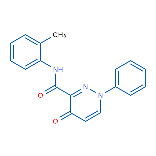 N-(2-Methylphenyl)-4-oxo-1-phenyl-1,4-dihydropyridazine-3-carboxamide 1g