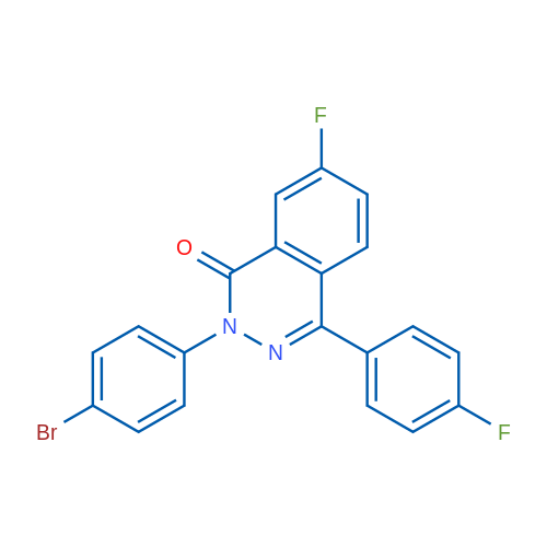 2-(4-Bromophenyl)-7-fluoro-4-(4-fluorophenyl)-1,2-dihydrophthalazin-1-one 1g