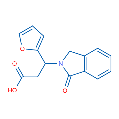 3-(Furan-2-yl)-3-(1-oxo-2,3-dihydro-1H-isoindol-2-yl)propanoic acid 1g