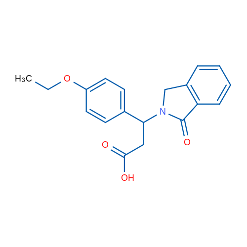 3-(4-Ethoxyphenyl)-3-(1-oxo-2,3-dihydro-1H-isoindol-2-yl)propanoic acid 1g