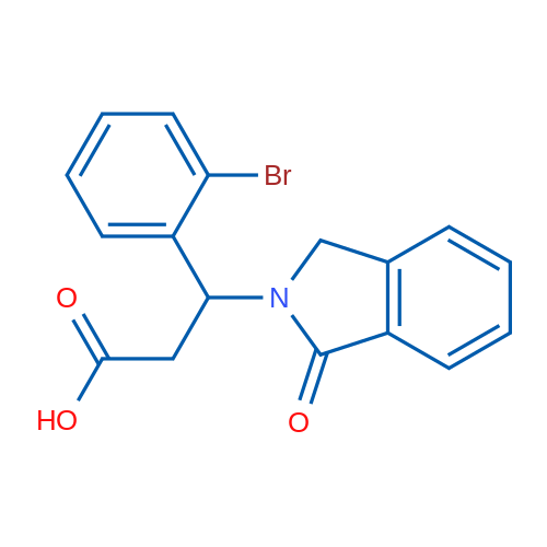 3-(2-Bromophenyl)-3-(1-oxo-2,3-dihydro-1H-isoindol-2-yl)propanoic acid 1g