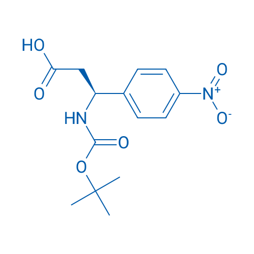 (S)-3-((tert-Butoxycarbonyl)amino)-3-(4-nitrophenyl)propanoic acid 250mg