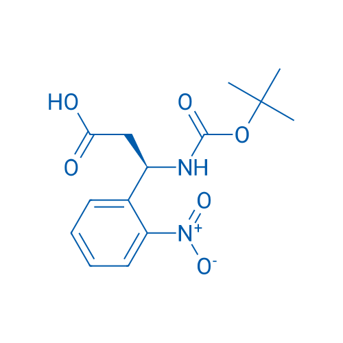 (R)-3-((tert-Butoxycarbonyl)amino)-3-(2-nitrophenyl)propanoic acid 100mg
