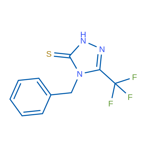 4-Benzyl-3-(trifluoromethyl)-4,5-dihydro-1H-1,2,4-triazole-5-thione 1g