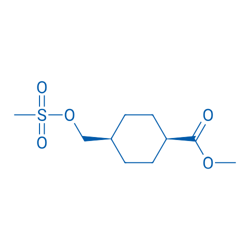 Rel-methyl (1s,4s)-4-(((methylsulfonyl)oxy)methyl)cyclohexane-1-carboxylate 1g