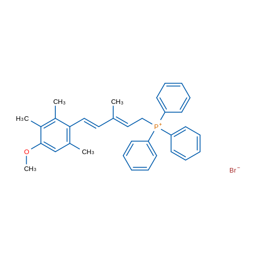 (5-(4-Methoxy-2,3,6-trimethylphenyl)-3-methylpenta-2,4-dien-1-yl)triphenylphosphonium bromide 1g