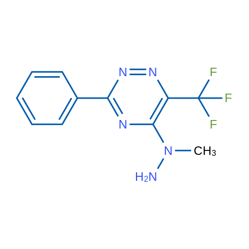 5-(1-Methylhydrazin-1-yl)-3-phenyl-6-(trifluoromethyl)-1,2,4-triazine 1g
