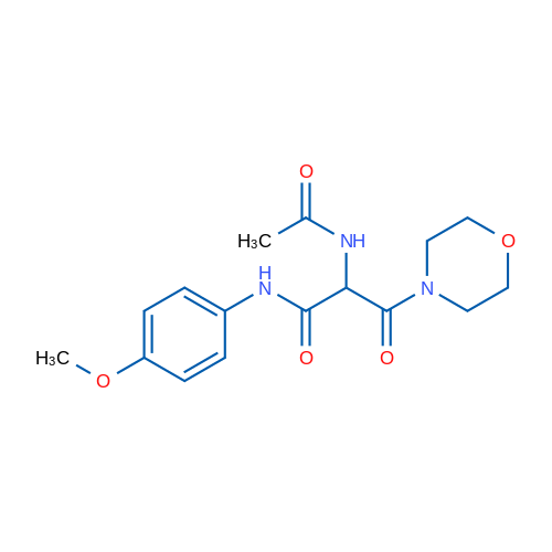 2-Acetamido-N-(4-methoxyphenyl)-3-(morpholin-4-yl)-3-oxopropanamide 1g
