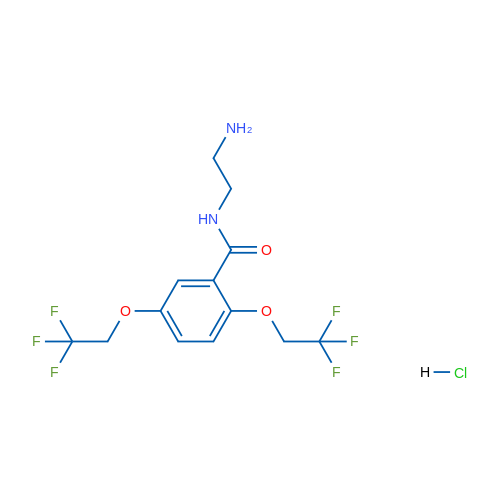 N-(2-Aminoethyl)-2,5-bis(2,2,2-trifluoroethoxy)benzamide hydrochloride 1g
