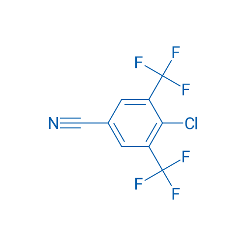 4-Chloro-3,5-bis(trifluoromethyl)benzonitrile 250mg