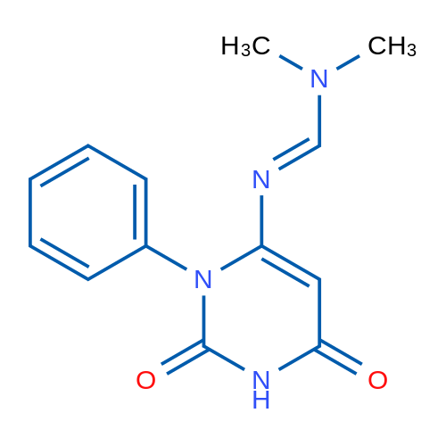 (E)-N'-(2,6-Dioxo-3-phenyl-1,2,3,6-tetrahydropyrimidin-4-yl)-N,N-dimethylmethanimidamide 1g