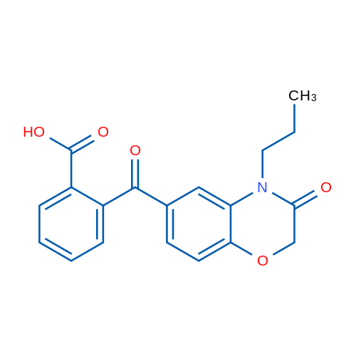 2-(3-Oxo-4-propyl-3,4-dihydro-2H-1,4-benzoxazine-6-carbonyl)benzoic acid 1g