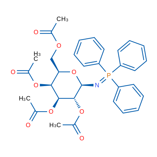 β-D-Galactopyranosylamine, N-(triphenylphosphoranylidene)-, 2,3,4,6-tetraacetate 1g