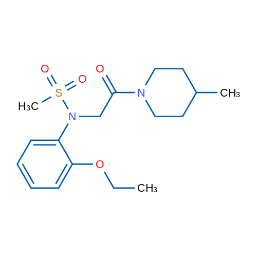 N-(2-Ethoxyphenyl)-N-(2-(4-methylpiperidin-1-yl)-2-oxoethyl)methanesulfonamide 1g