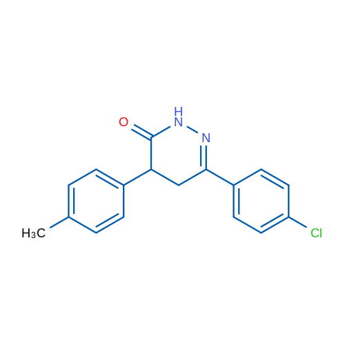 6-(4-Chlorophenyl)-4-(4-methylphenyl)-2,3,4,5-tetrahydropyridazin-3-one 1g