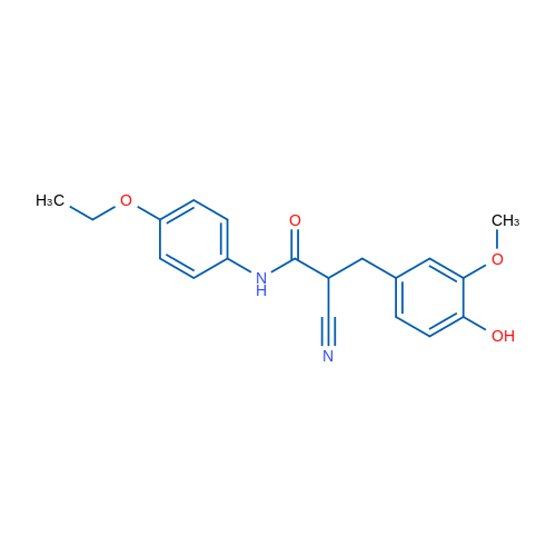 2-Cyano-N-(4-ethoxyphenyl)-3-(4-hydroxy-3-methoxyphenyl)propanamide 1g