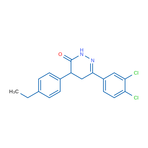 6-(3,4-Dichlorophenyl)-4-(4-ethylphenyl)-2,3,4,5-tetrahydropyridazin-3-one 1g