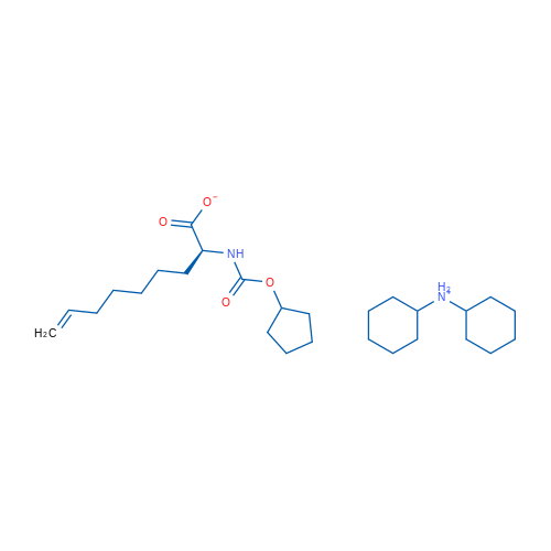 (S)-2-(((Cyclopentyloxy)carbonyl)amino)non-8-enoic acid dicyclohexyl-amine salt 100mg