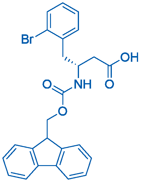 (R)-3-((((9H-Fluoren-9-yl)methoxy)carbonyl)amino)-4-(2-bromophenyl)butanoic acid 250mg
