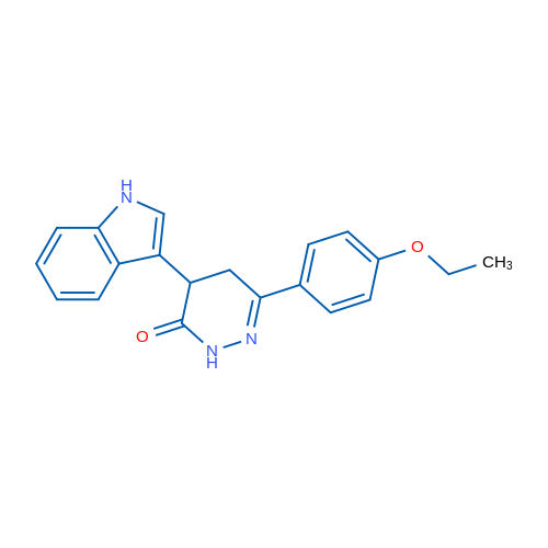6-(4-Ethoxyphenyl)-4-(1H-indol-3-yl)-2,3,4,5-tetrahydropyridazin-3-one 1g