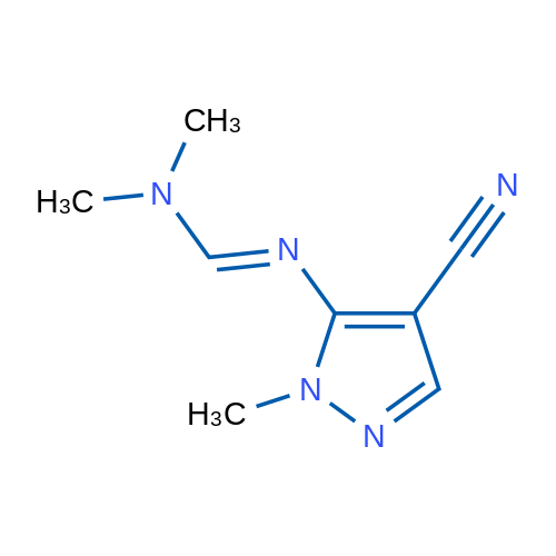 (E)-N'-(4-Cyano-1-methyl-1H-pyrazol-5-yl)-N,N-dimethylmethanimidamide 1g