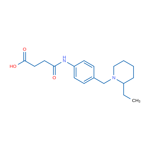 4-((4-((2-Ethylpiperidin-1-yl)methyl)phenyl)amino)-4-oxobutanoic acid 1g