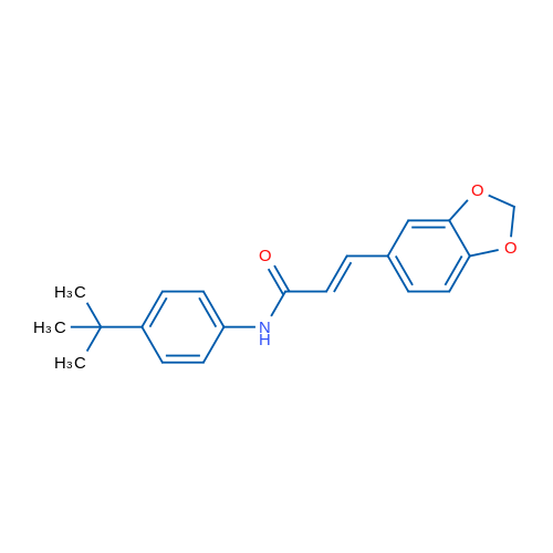 (2E)-3-(2H-1,3-Benzodioxol-5-yl)-N-(4-tert-butylphenyl)prop-2-enamide 1g