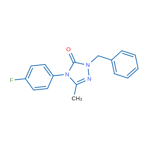 1-Benzyl-4-(4-fluorophenyl)-3-methyl-4,5-dihydro-1H-1,2,4-triazol-5-one 1g