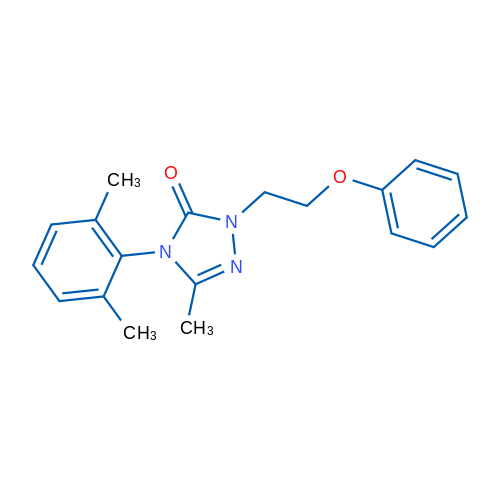 4-(2,6-Dimethylphenyl)-3-methyl-1-(2-phenoxyethyl)-4,5-dihydro-1H-1,2,4-triazol-5-one 1g