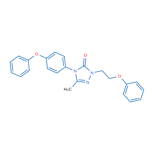 3-Methyl-1-(2-phenoxyethyl)-4-(4-phenoxyphenyl)-4,5-dihydro-1H-1,2,4-triazol-5-one 1g