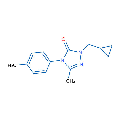 1-(Cyclopropylmethyl)-3-methyl-4-(4-methylphenyl)-4,5-dihydro-1H-1,2,4-triazol-5-one 1g