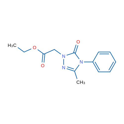 Ethyl 2-(3-methyl-5-oxo-4-phenyl-4,5-dihydro-1H-1,2,4-triazol-1-yl)acetate 1g