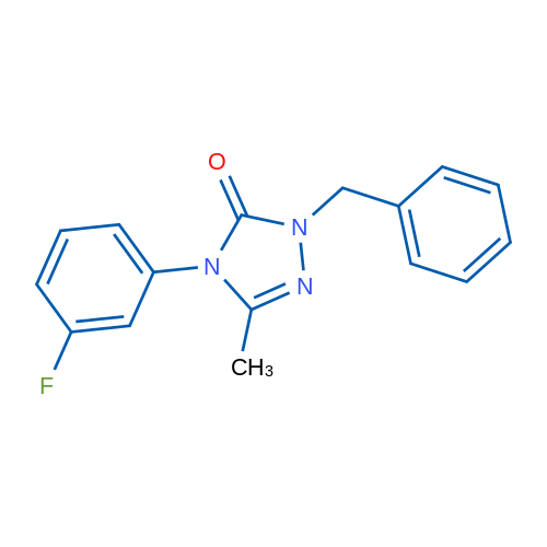 1-Benzyl-4-(3-fluorophenyl)-3-methyl-4,5-dihydro-1H-1,2,4-triazol-5-one 1g