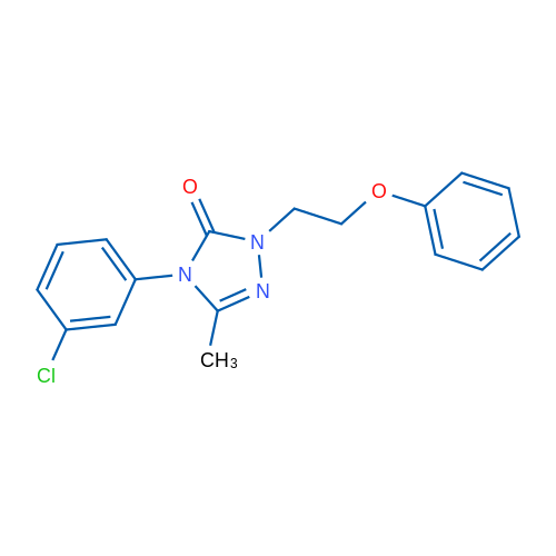 4-(3-Chlorophenyl)-3-methyl-1-(2-phenoxyethyl)-4,5-dihydro-1H-1,2,4-triazol-5-one 1g