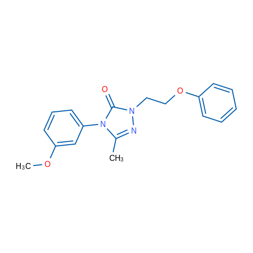 4-(3-Methoxyphenyl)-3-methyl-1-(2-phenoxyethyl)-4,5-dihydro-1H-1,2,4-triazol-5-one 1g
