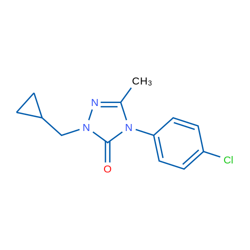 4-(4-Chlorophenyl)-1-(cyclopropylmethyl)-3-methyl-1H-1,2,4-triazol-5(4H)-one 1g