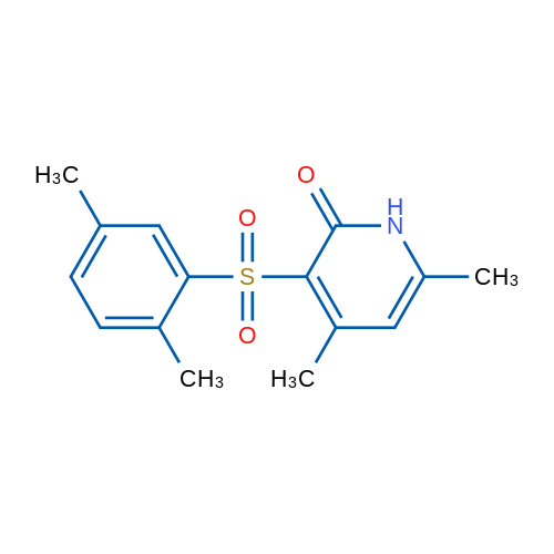 3-(2,5-Dimethylbenzenesulfonyl)-4,6-dimethyl-1,2-dihydropyridin-2-one 1g