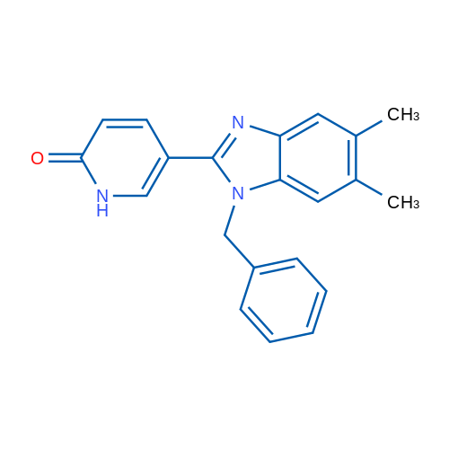 5-(1-Benzyl-5,6-dimethyl-1H-1,3-benzodiazol-2-yl)-1,2-dihydropyridin-2-one 1g